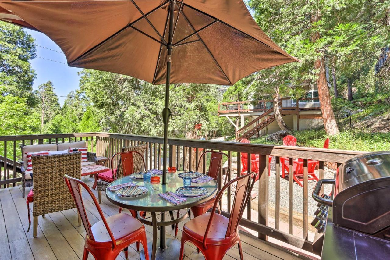 Villa Steps To Lake Cabin With Deck In Lake Arrowhead Exterior foto