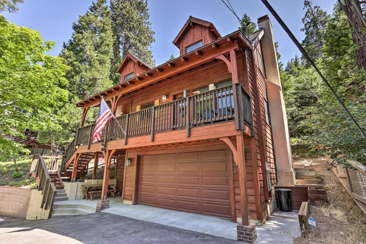 Villa Steps To Lake Cabin With Deck In Lake Arrowhead Exterior foto