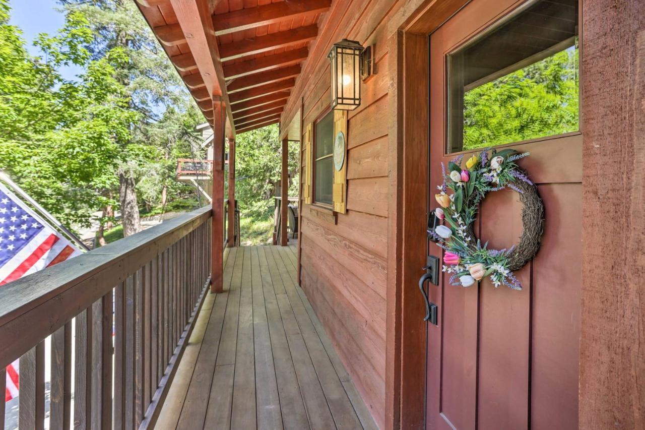 Villa Steps To Lake Cabin With Deck In Lake Arrowhead Exterior foto